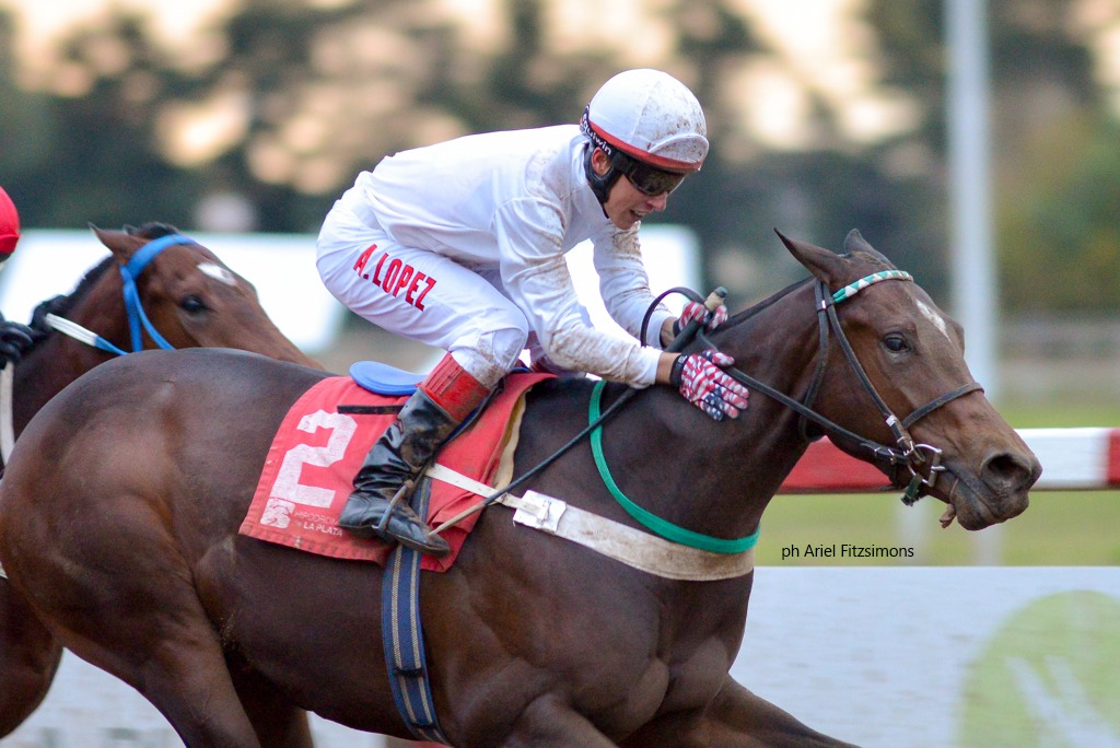 Figaro Fire (Fire Slam) conquistó Condicional (1000m-Arena-LP). - Staff ElTurf.com