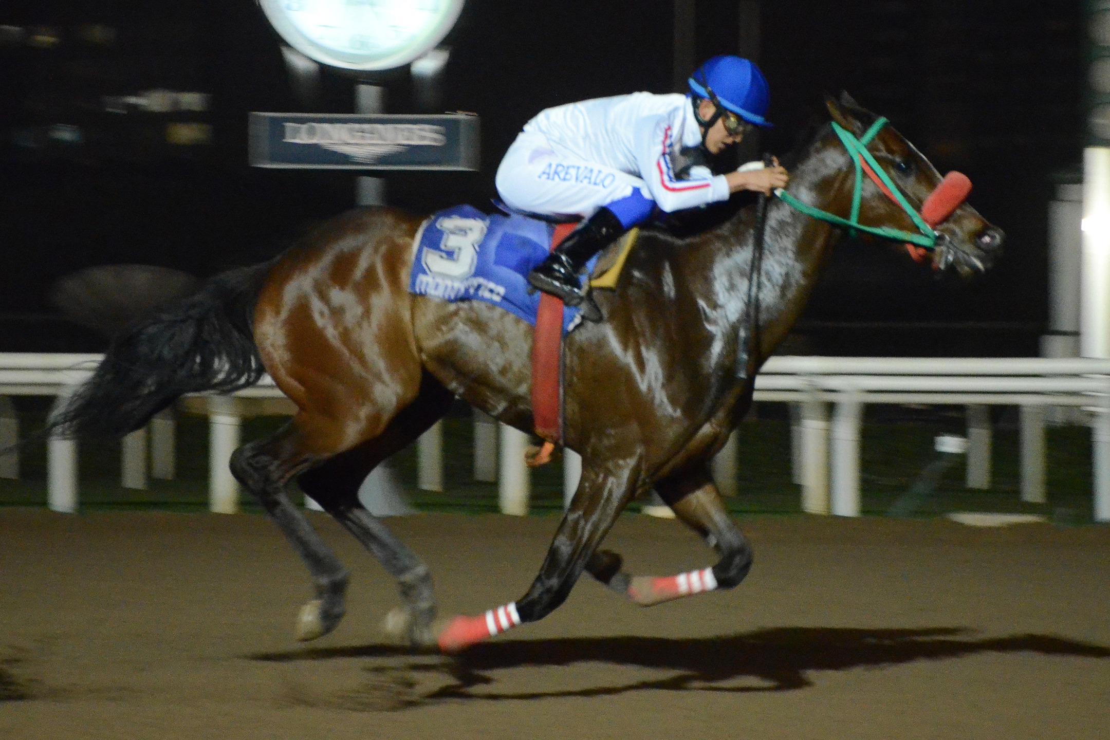 Revolver (Pegasusbystorm) conquistó Condicional (1000m-Arena-MONT). - Staff ElTurf.com