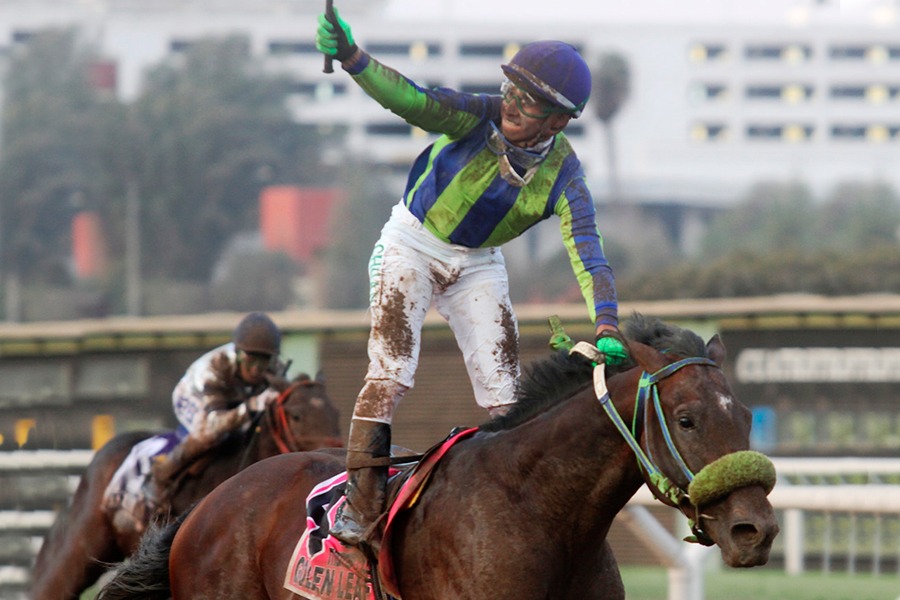 Golden Leaf (Stay Thirsty) se quedó con la victoria en el Clásico Derby Nacional (G1-2400m-Arena-MONT). - Staff ElTurf.com